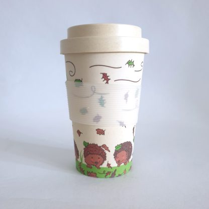 Bamboo travel mug - Hedgehog