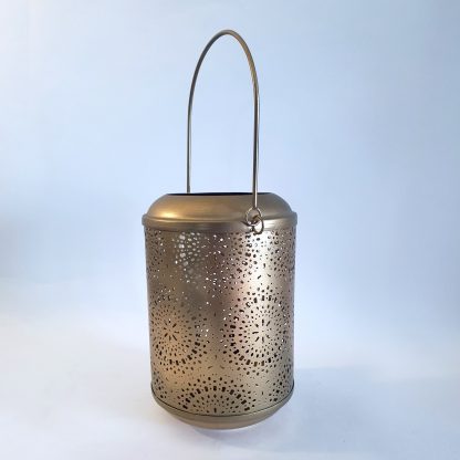 Gold cylinder lantern design 4