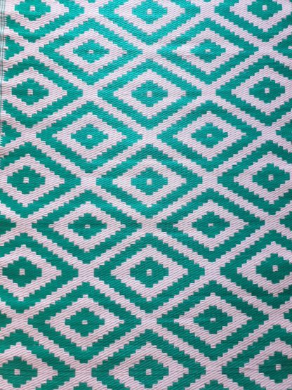 Recycled mats - Green diamond