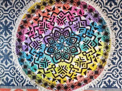 Round towel - Rainbow