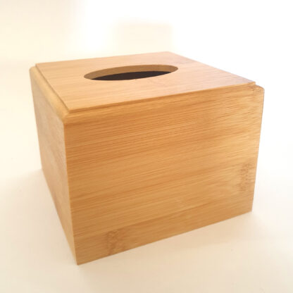 Bamboo tissue holder