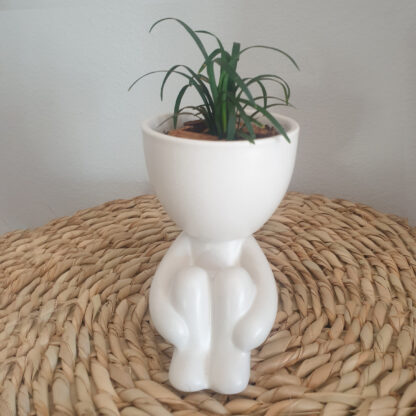 Ceramic figure planters - Image 2