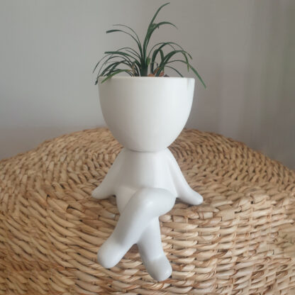 Ceramic figure planters - Image 5