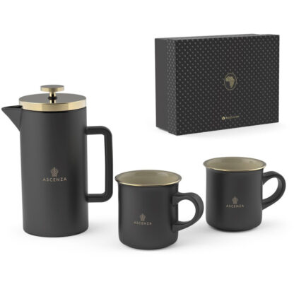 Afrique dusk coffee press & mug set