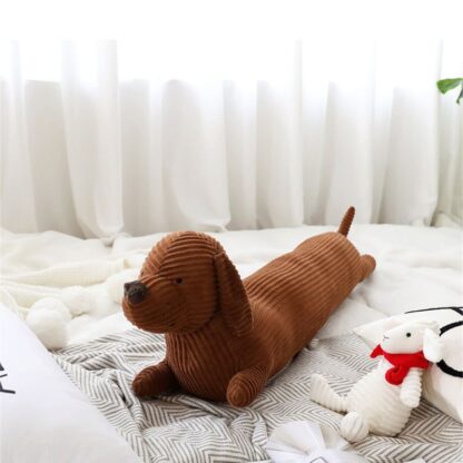 Plush Dachshund Cushion